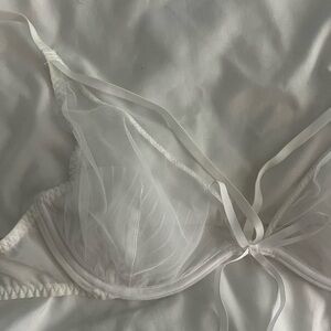 Passionata - Underwire Mesh Mermaid white bra - 34C
